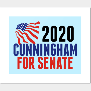 Cal Cunningham for Senate Posters and Art